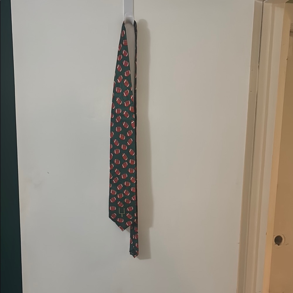 Football patterned tie
